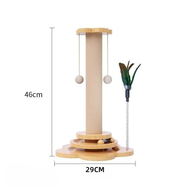 Arranhador Para Gatos 4 em 1 - Torre em Sisal