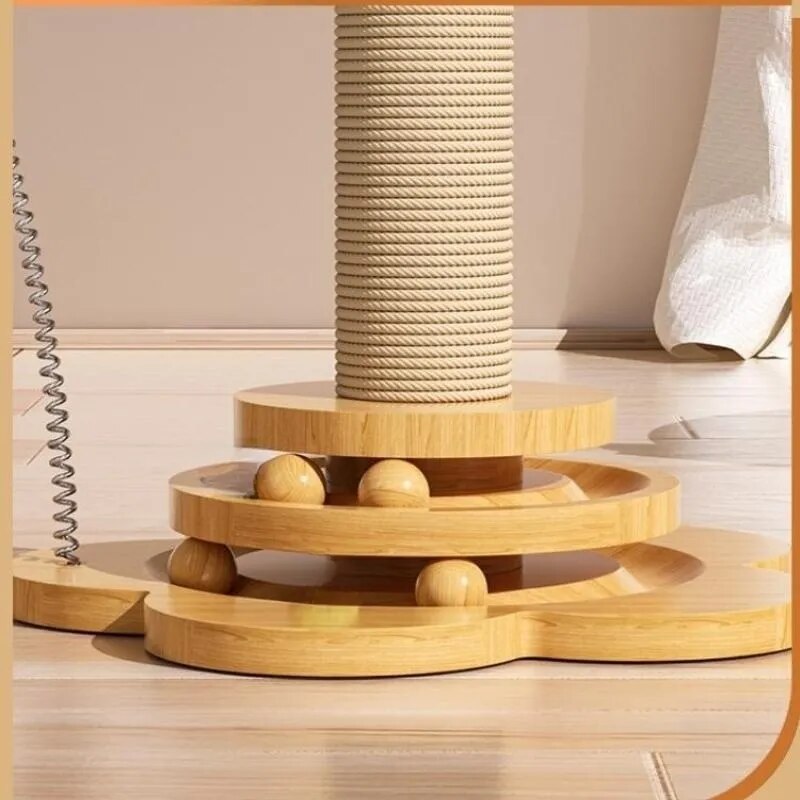 Arranhador Para Gatos 4 em 1 - Torre em Sisal